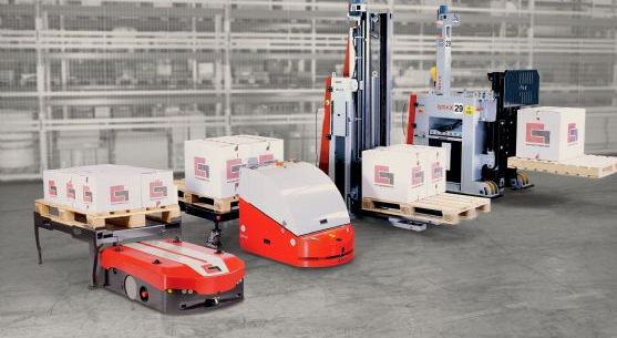 创新！现代AGV仓储自动引导运输车将引用工业平板电脑