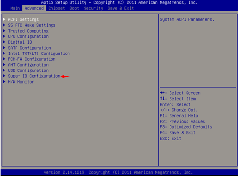 如何设置工业平板电脑BIOS及485定义的问题(图1)